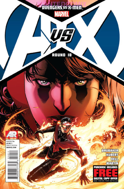 Portada del Avengers Vs. X-Men 10