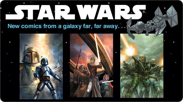 For the complete TFAW experience, please enable images in your browser/viewer. New Star Wars comic book series this summer!