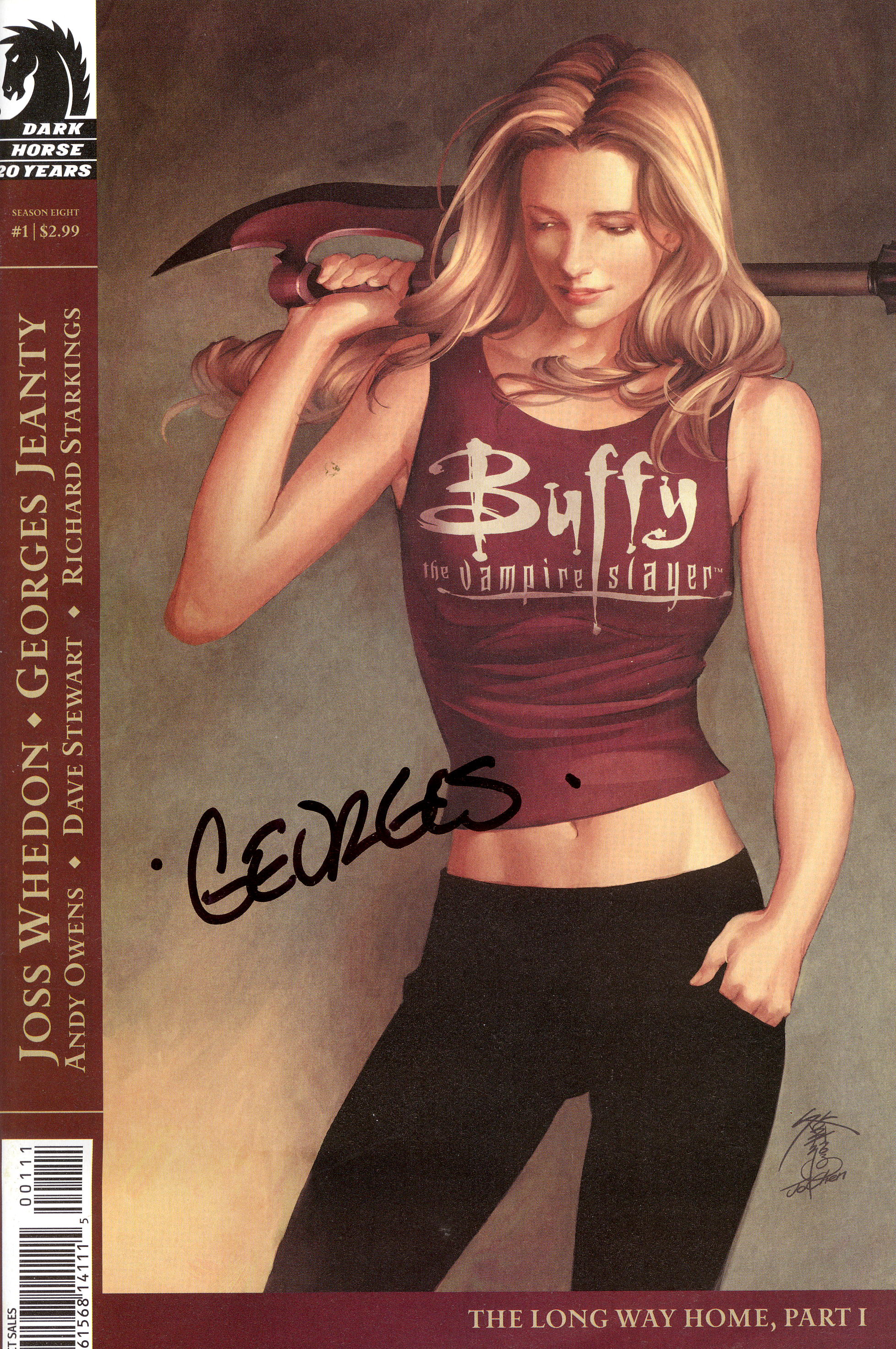 Buffy Season 8 #1 Signed by Georges Jeanty